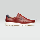 Zapato Tipo Tenis Urbano Piel de Borrego - Para Hombre Rojo